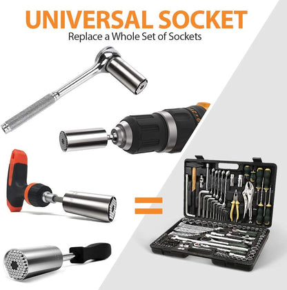 Universale Socket Set voor Moeren en Bouten