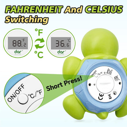 Baby Badthermometer Digitaal met Kleurendisplay en Waarschuwing