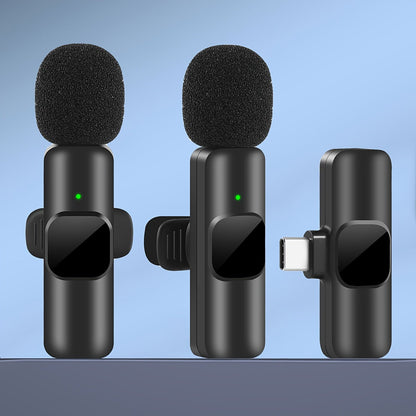 Draadloze Lavalier Microfoon voor Video en Livestream met Hoge Geluidskwaliteit