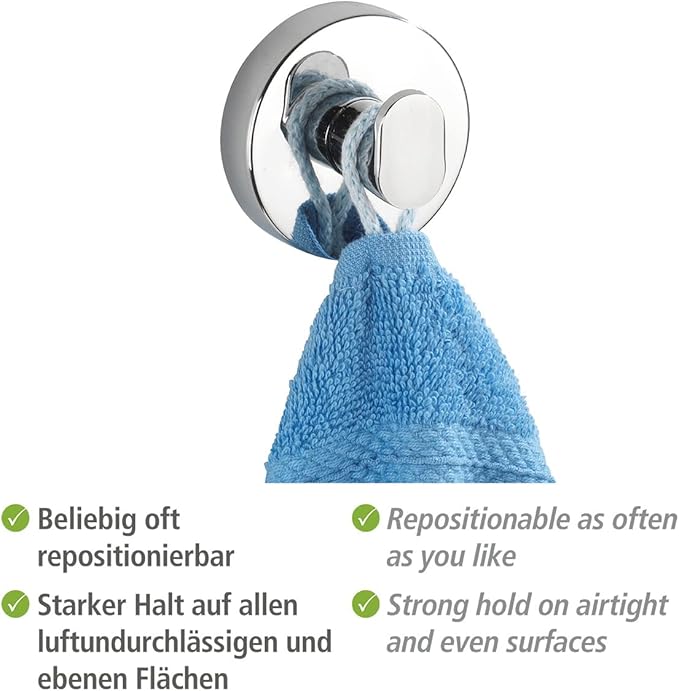 Sterke Boorvrije Wandhaken Duo voor Badkamer en Keuken