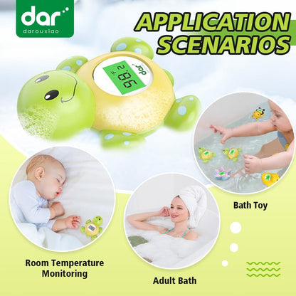 Baby Badthermometer Digitaal met Kleurendisplay en Waarschuwing