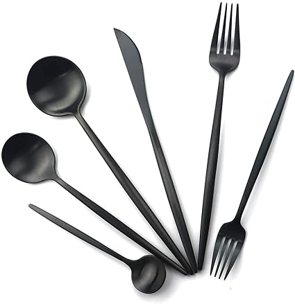 PronkPracht Luxe Servies 36-Delig Bestek Set Hoge Kwaliteit Matte Afwerking