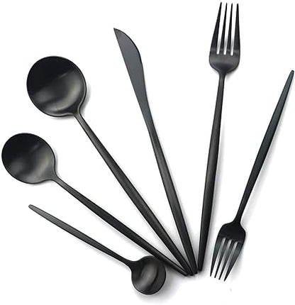 PronkPracht Luxe Servies 36-Delig Bestek Set Hoge Kwaliteit Matte Afwerking