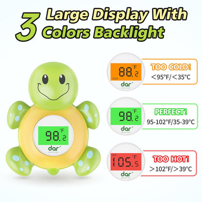Baby Badthermometer Digitaal met Kleurendisplay en Waarschuwing
