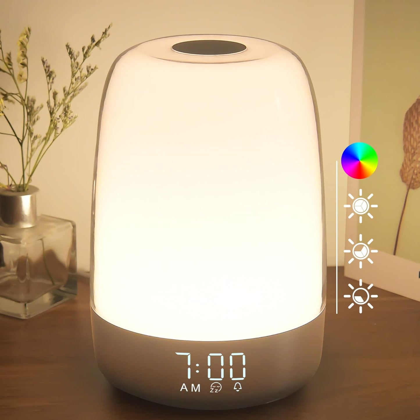 Wake-Up Light met Zonsopgang en Zonsondergang Simulatie USB-C - Velinix
