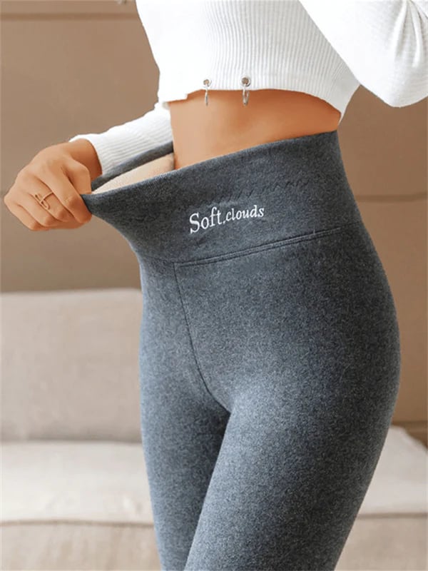 Dames Fleece Broek Warm en Comfortabel met Shaping Effect
