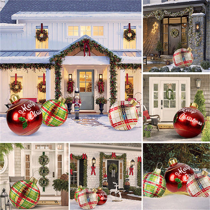Kerstbal Buiten Decoratie 60cm Weerbestendig PVC