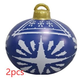 Kerstbal Buiten Decoratie 60cm Weerbestendig PVC