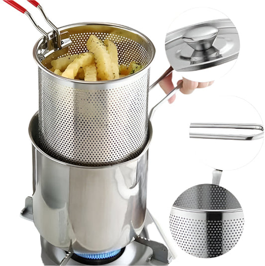 Frituurpan voor Aardappelen met Timer en Thermometer - Velinix
