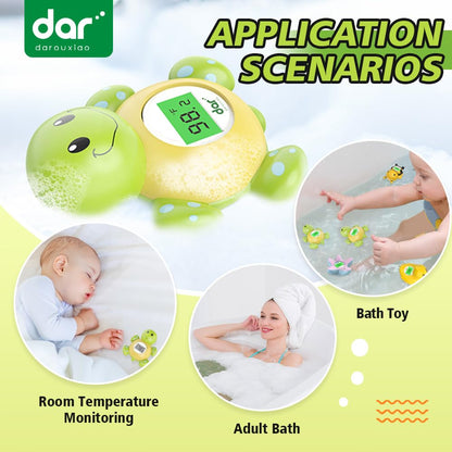 Baby Badthermometer Digitaal met Kleurendisplay en Waarschuwing