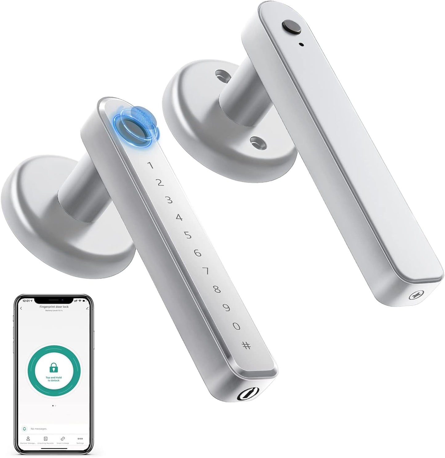 Deurbeveiliging met Sleutelloze Toegang en Aanraakbediening