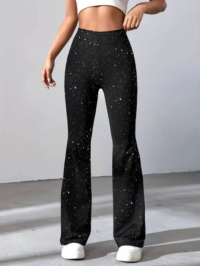 Glamoureuze Broek met Glitter Effect voor Avondlooks
