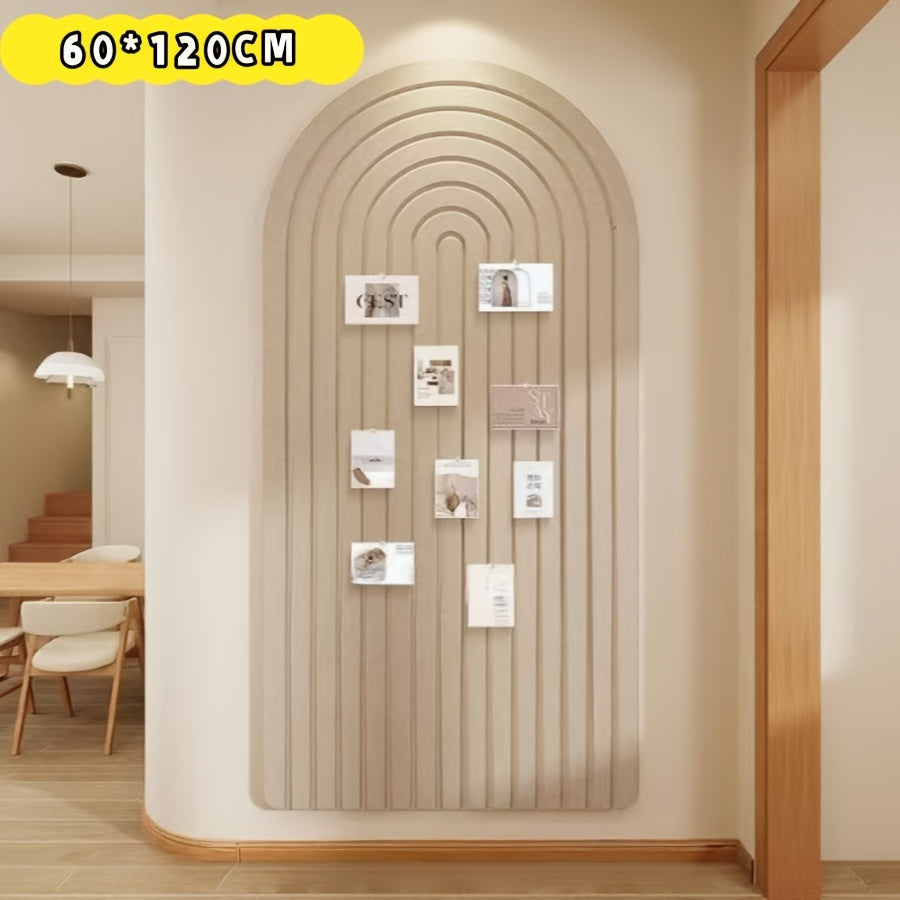 Grote Zelfklevende Prikbord van Polyester Vilt Gebogen Design