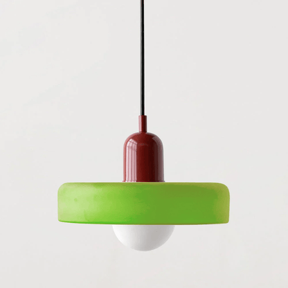 Kleurrijke Hanglamp Modern Glazen Design voor Woonkamer