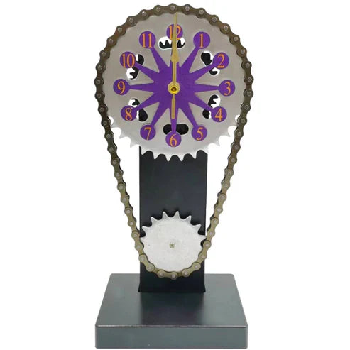 Kettinghorloge met Roterende Ketting en Moderne Tijdweergave