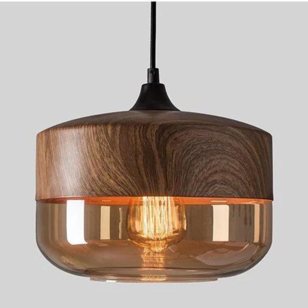Houten Plafondlamp Scandinavisch Design Warm en Modern