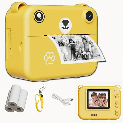 Kinder Camera Instant Fotocamera 1080P HD met Afdrukmogelijkheid