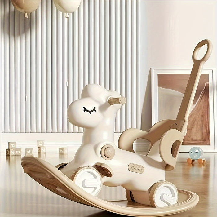Baby Schommelpaard en Loopfiets 2-in-1 Veilig Leuk