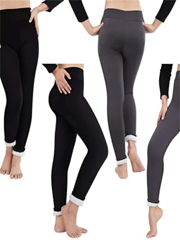 Dames Fleece Broek Warm en Comfortabel met Shaping Effect