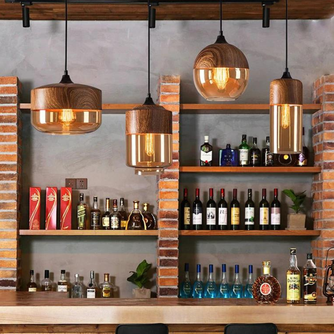 Houten Plafondlamp Scandinavisch Design Warm en Modern