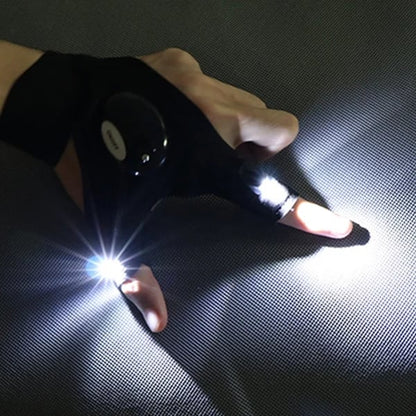LED Zaklamp Waterdicht met Handschoenen voor Buitengebruik