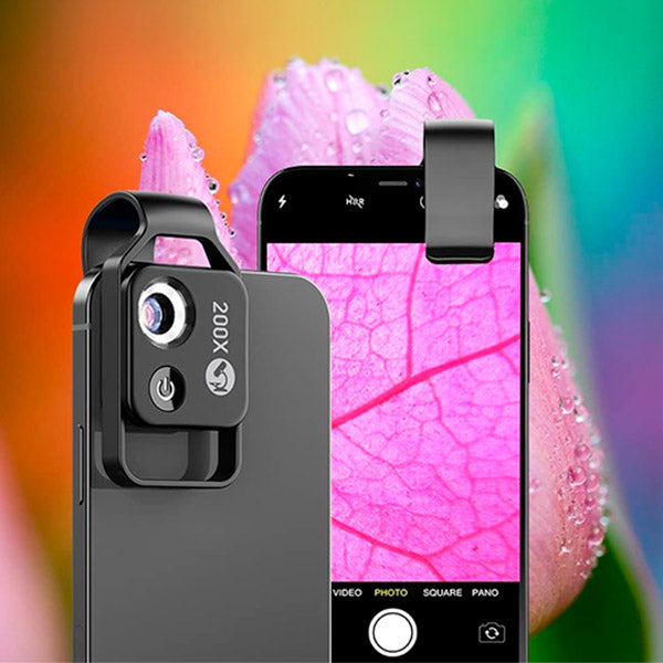 Microscoop voor Telefoon Met Verlichting en Vergroting