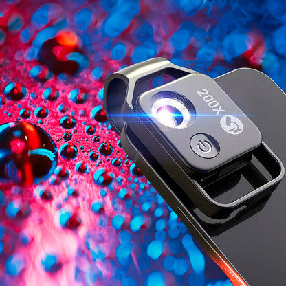 Microscoop voor Telefoon Met Verlichting en Vergroting