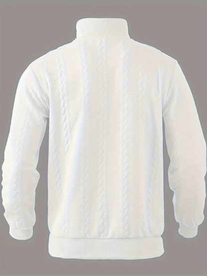 Herenpullover met Rits Vintage Stijl Victor