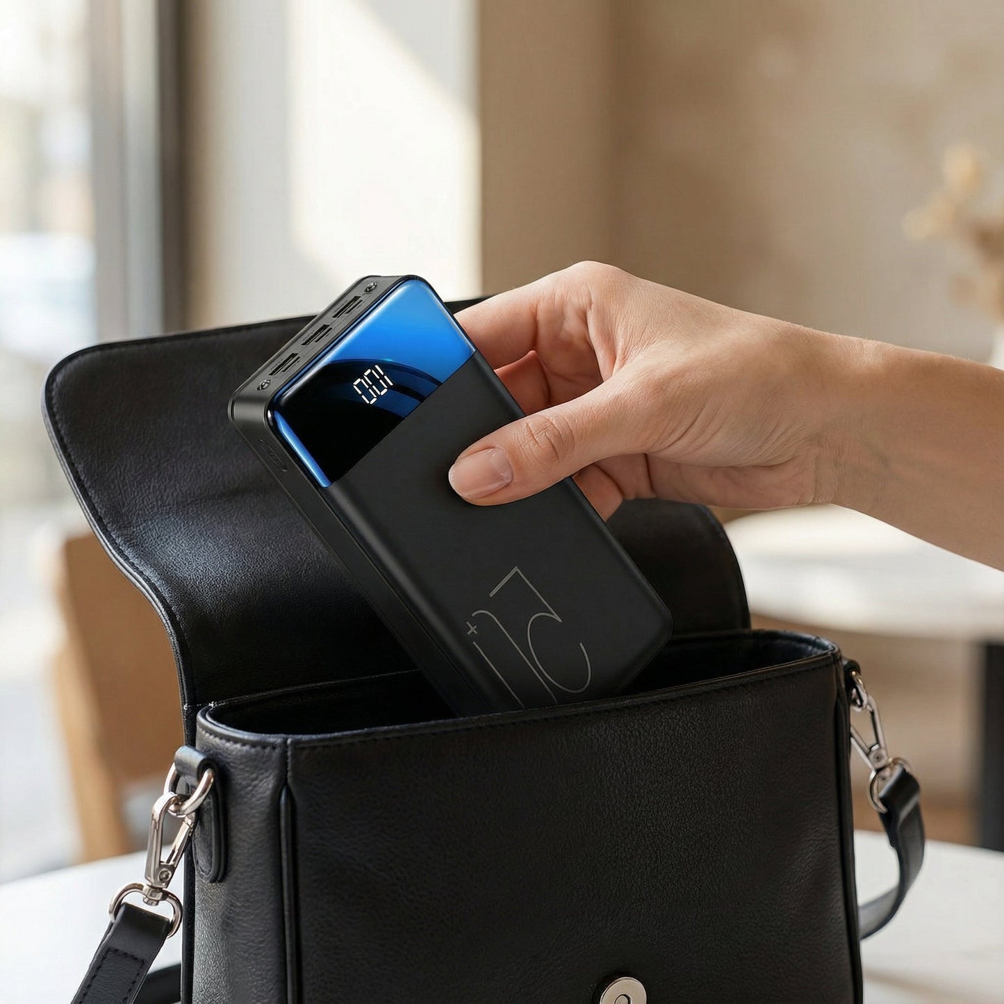 Krachtige Powerbank 100.000 mAh met Snelladen en LED Display