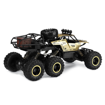 RC Monstertruck 6WD met LED Licht en Hoge Snelheid voor Offroad