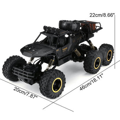 RC Monstertruck 6WD met LED Licht en Hoge Snelheid voor Offroad