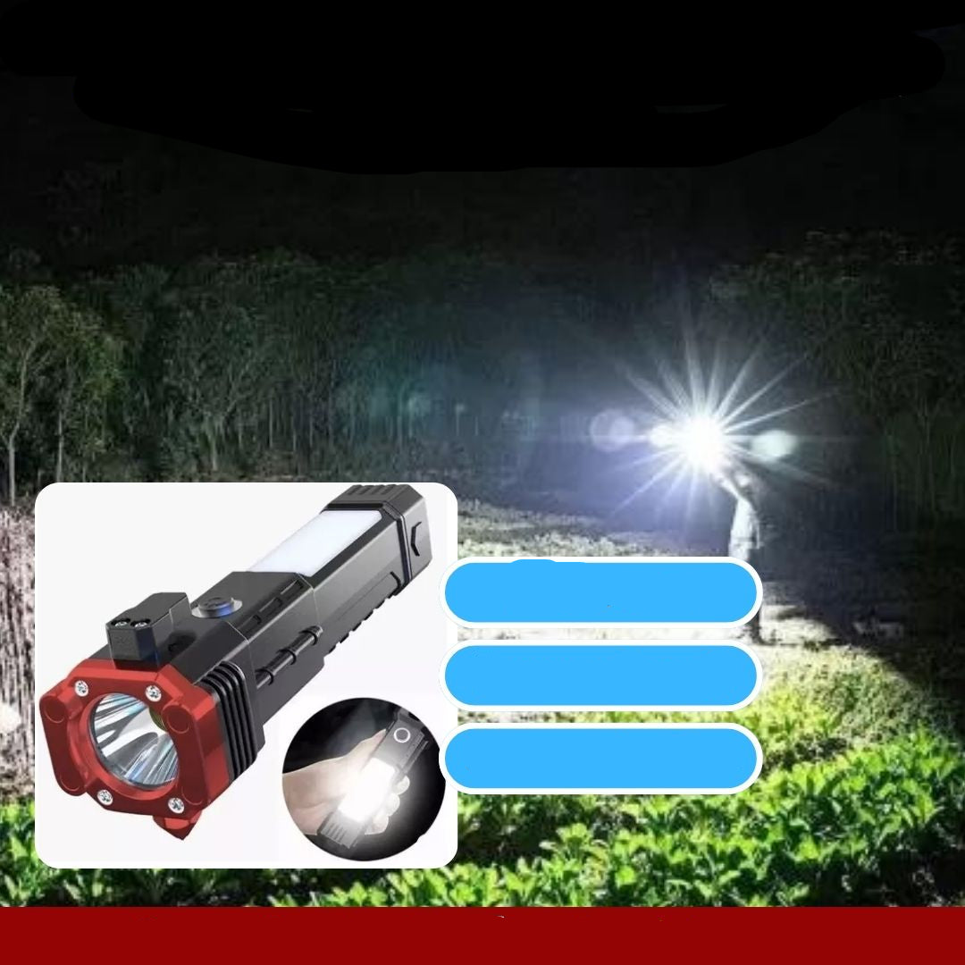 Oplaadbare Zaklamp Multifunctioneel 4-in-1 Noodverlichting
