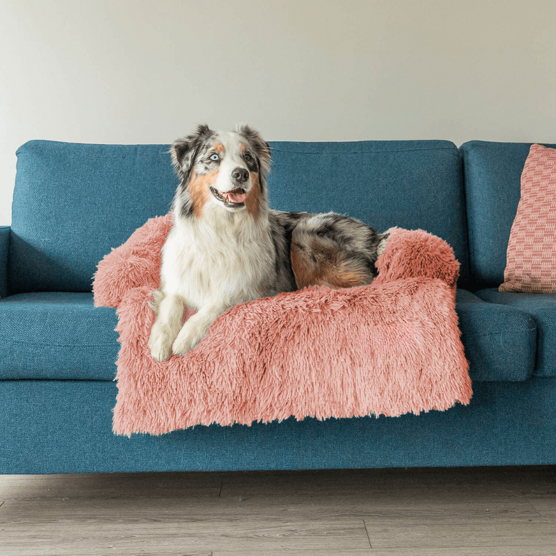 Waterafstotend Hondenbed met Zacht Vegan Bont en Antislip Bodem