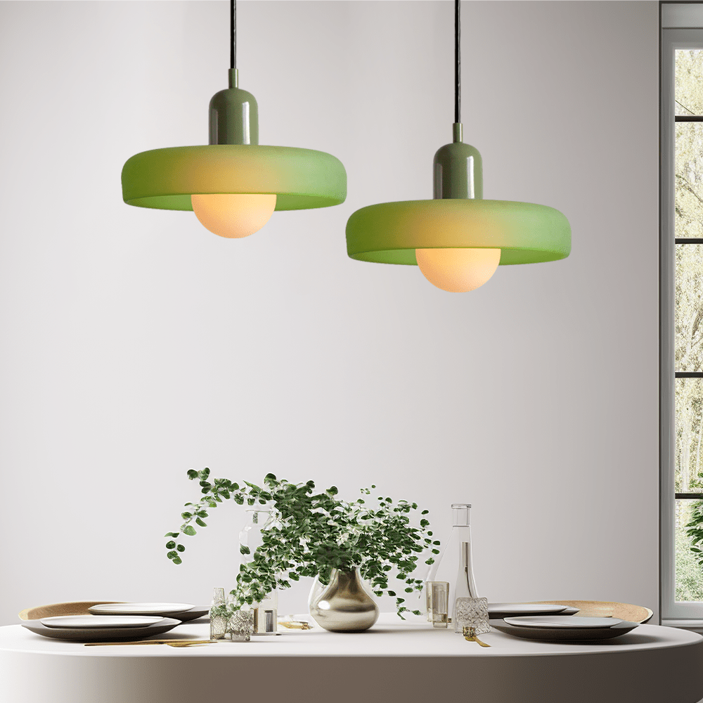 Kleurrijke Hanglamp Modern Glazen Design voor Woonkamer