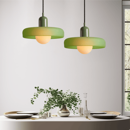 Kleurrijke Hanglamp Modern Glazen Design voor Woonkamer