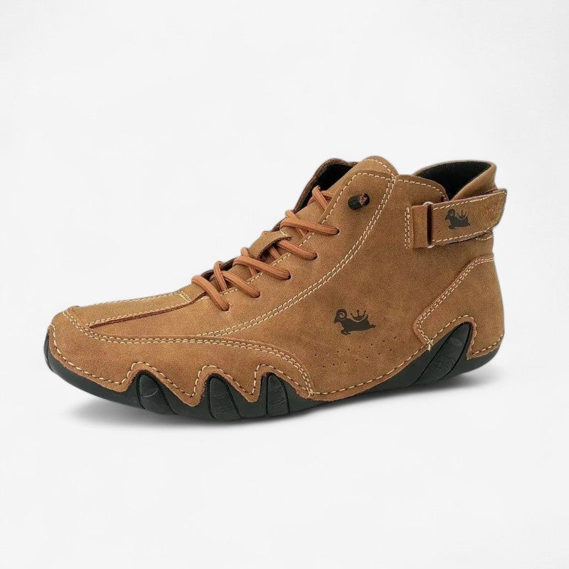 Stadsneakers voor Mannen - PU Sneakers met Ronde Neuzen en Antislipzool - Velinix