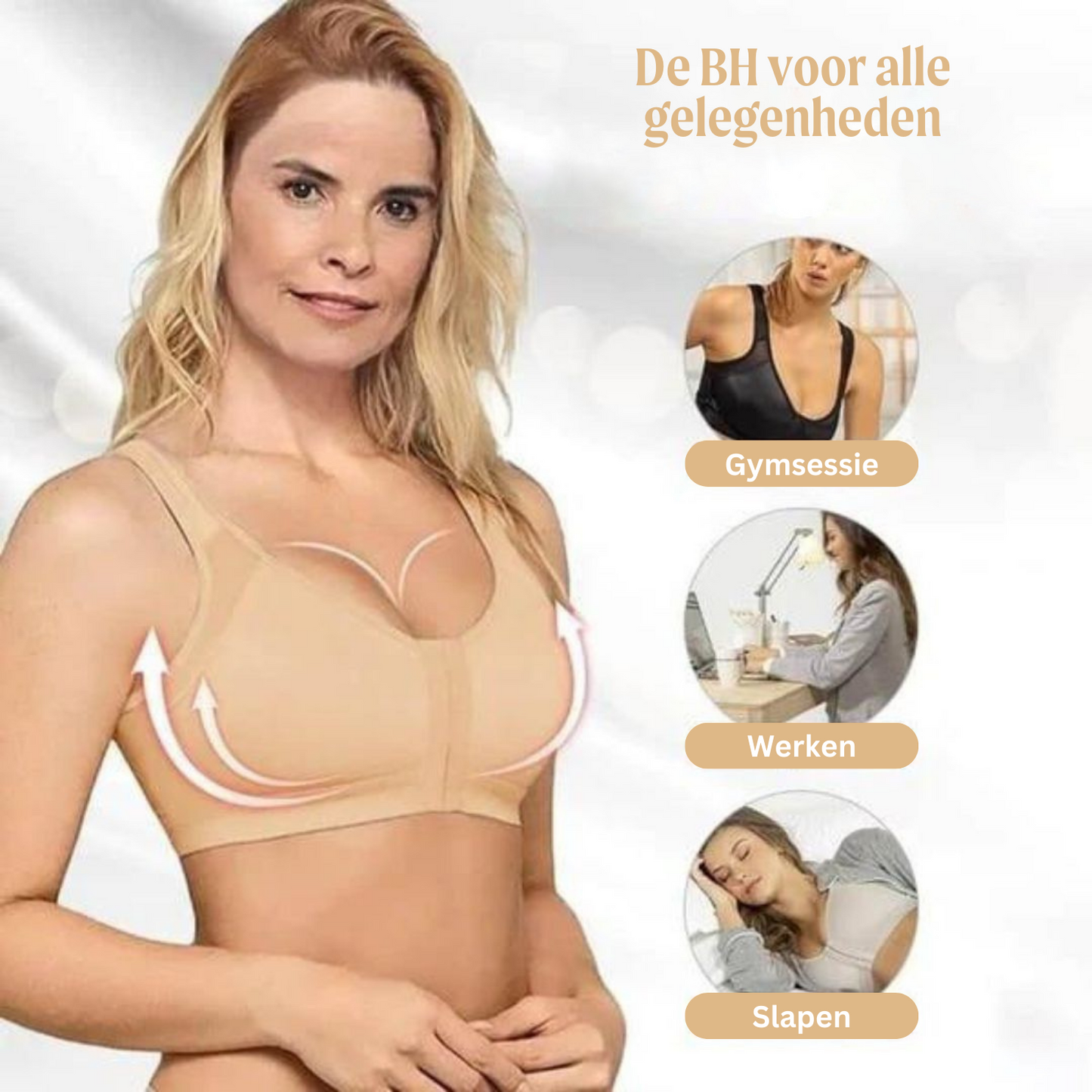 Houdingscorrigerende Beha voor Vrouw met Optimaal Comfort