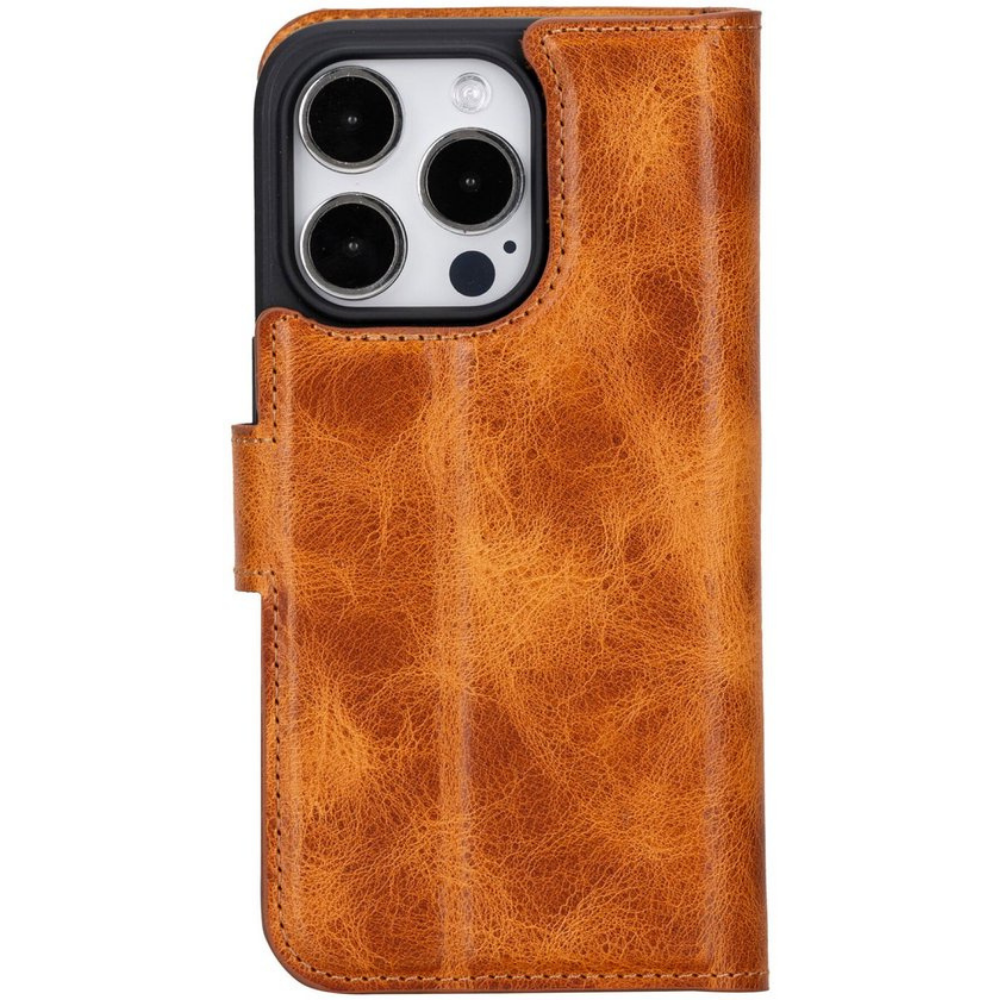 Telefoonhoesje Leer met Pasjeshouder en Kickstand