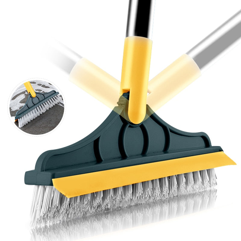 Luxe Reinigingsborstel 2-in-1 met Zachte Schraper