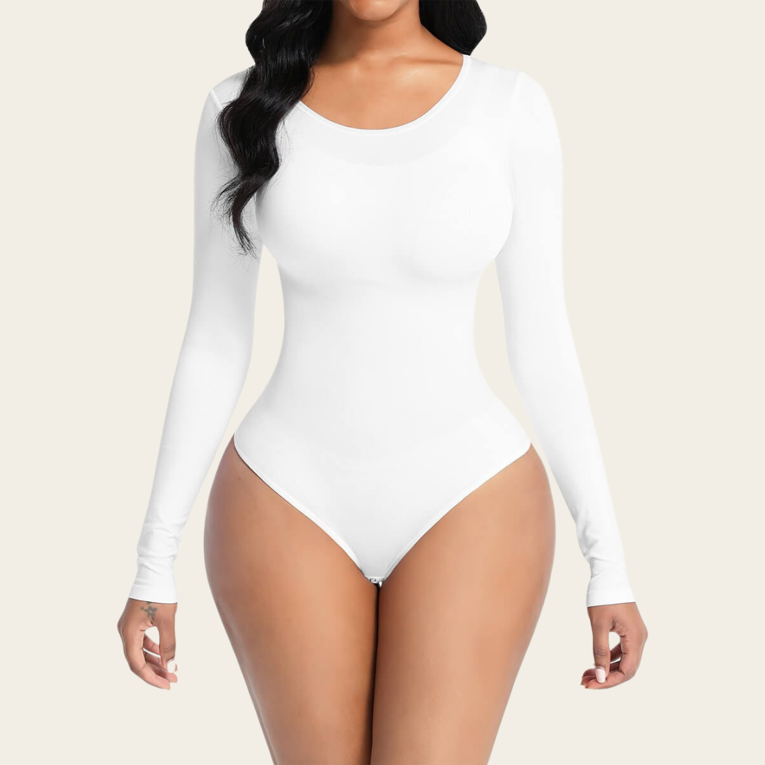 Eveline™ – Dames Longsleeve Bodysuit met Sculpting Technologie en Comfort-4