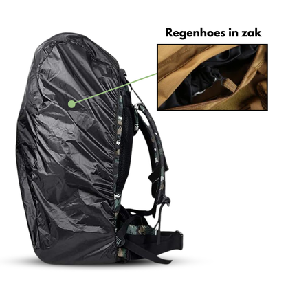 Grote Waterbestendige Rugzak 70L voor Backpacken en Reizen