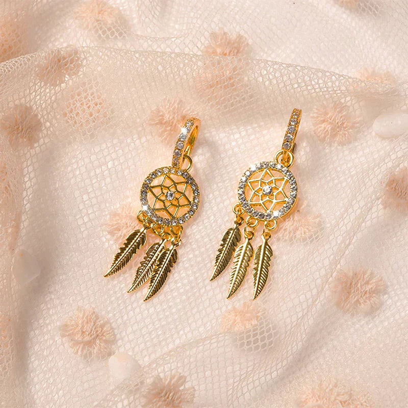 Gouden Oorbellen 14K Elegante Verfijning