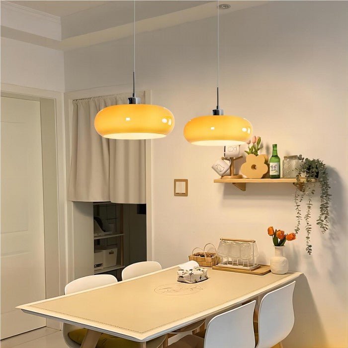 Glas Hanglamp Retro Nordisch Design