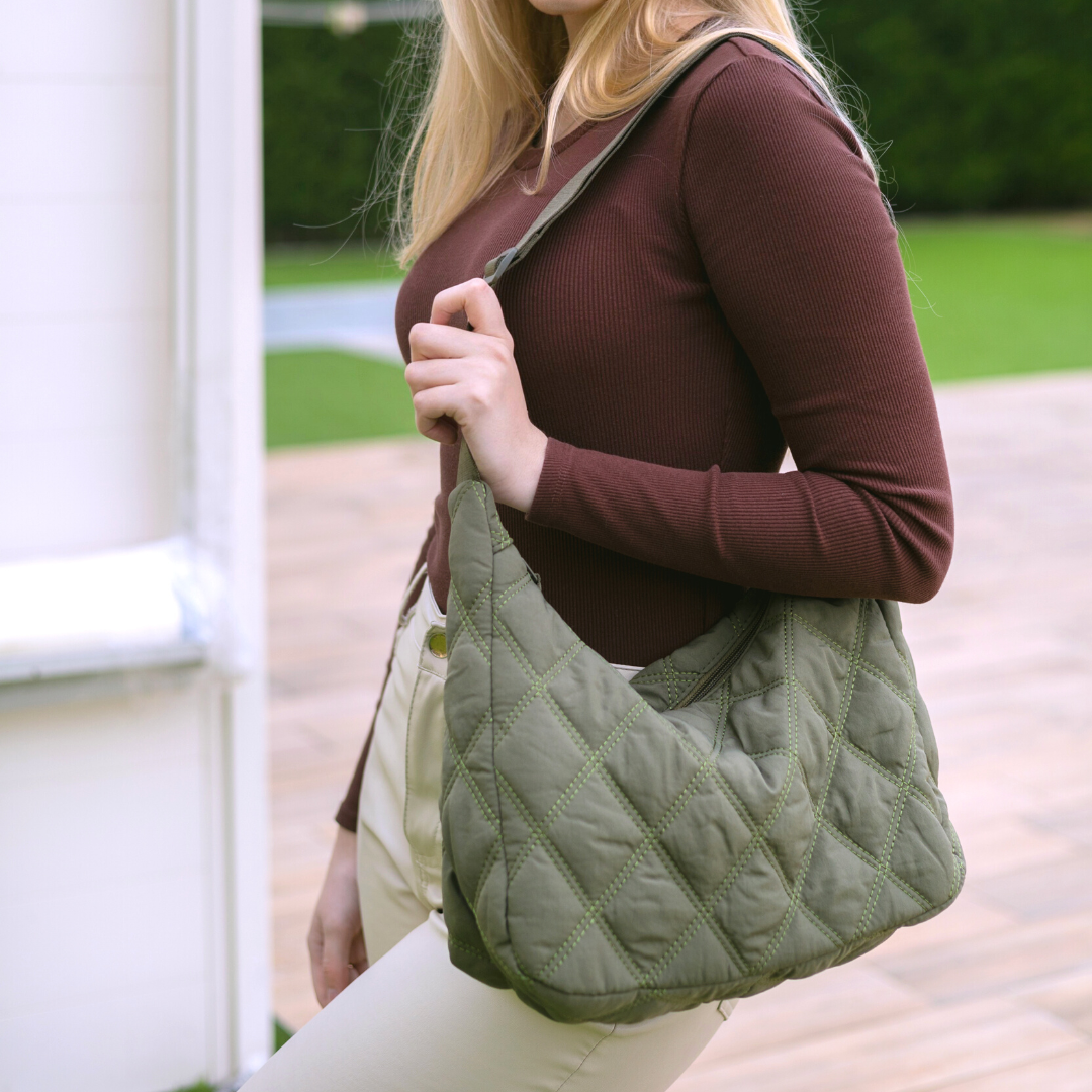 Gewatteerde Puffer Tas Warm en Licht