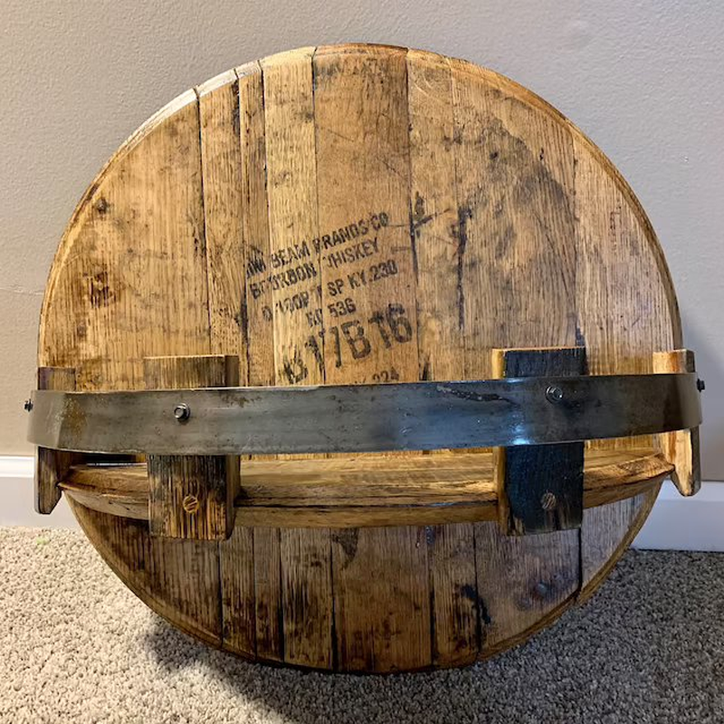 Whiskey Vat Houten Regal voor Bourbon Fles - Velinix