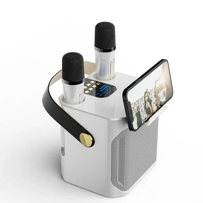 Draadloze Karaoke Luidspreker Bluetooth met Microfoon en Subwoofer - Velinix
