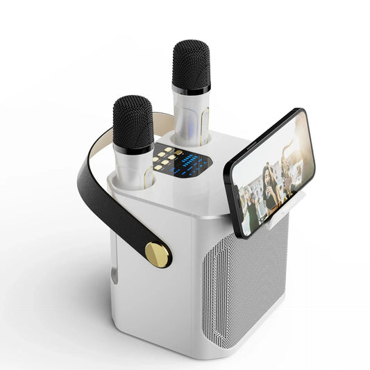 Draadloze Karaoke Luidspreker Bluetooth met Microfoon en Subwoofer - Velinix