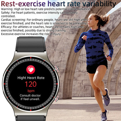 Medische Smartwatch EKG met SpO2 en Hartslag-monitoring Waterdicht