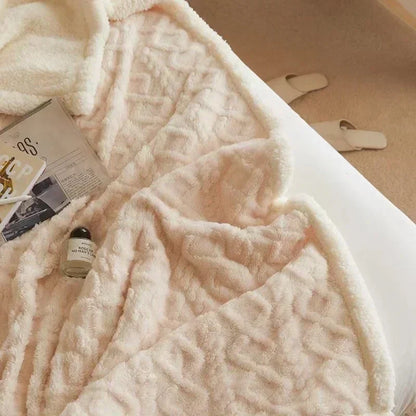 Zachte Lamswol Deken Warm voor Winter Comfort