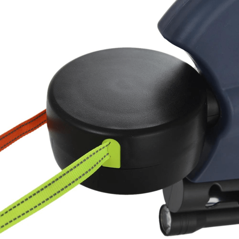 LED Hondenriem Dubbel met 360° Scharnier en Reflector